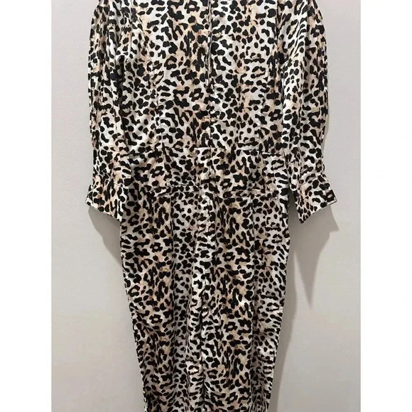 Something Navy Leopard Print Jumpsuit - Picture 11 of 16